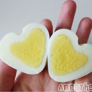 DIY心形雞蛋